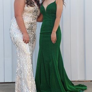 Emerald Green Prom Dress